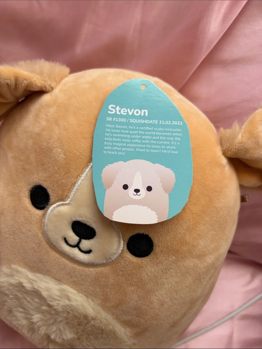 Stevon Fluffy Puppy Squishmallow